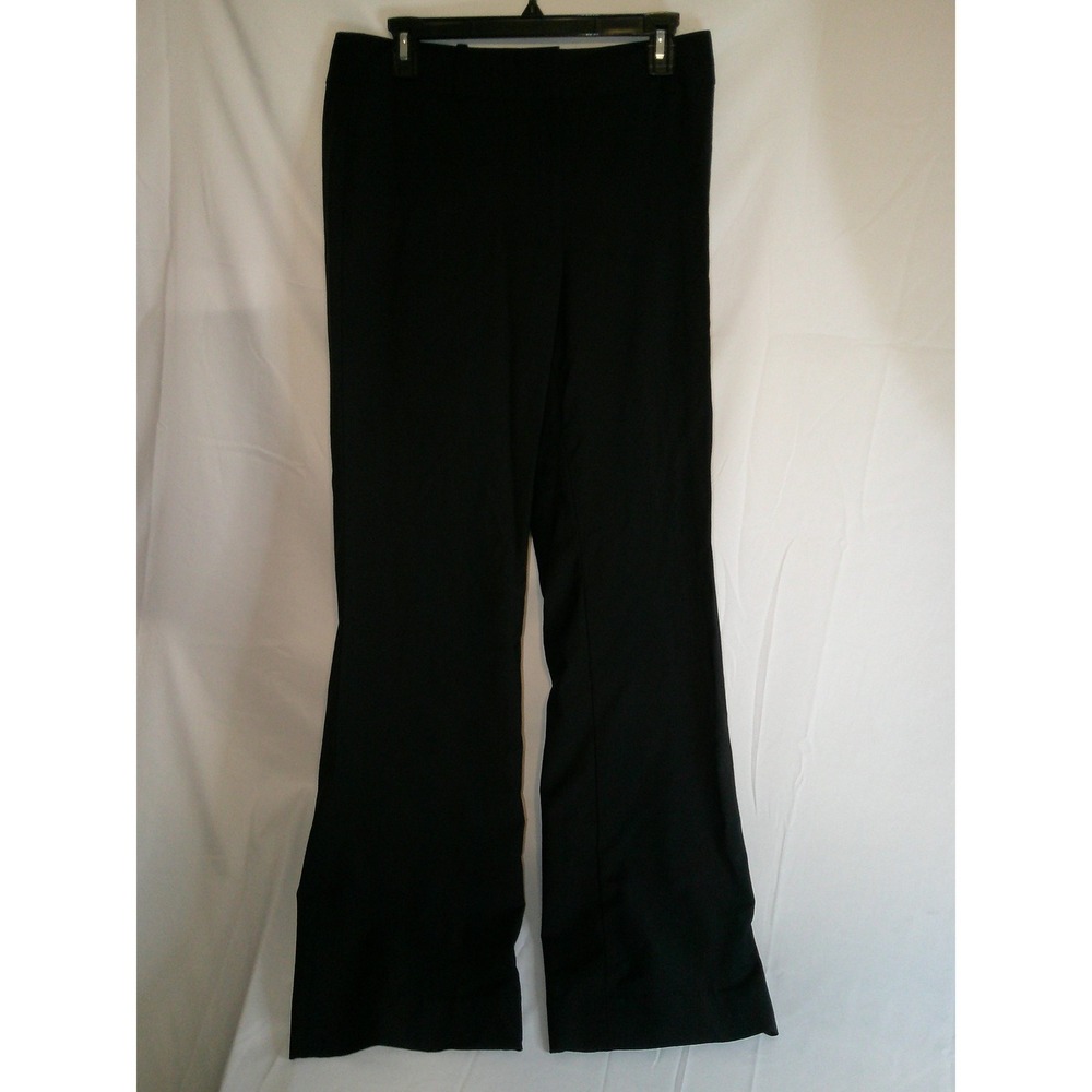 Ann Taylor Black Wool Blend Flare Leg Pants Career‎ Dress Pants Women's